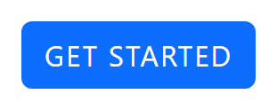 Rendered output: a filled blue rounded Bootstrap button reading "GET STARTED" in uppercase letters with extra letter-spacing