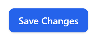 Rendered output: a filled blue rounded button with a drop shadow reading "Save Changes" in bold white text